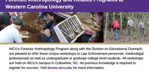 Forensic Anthro short course WCU